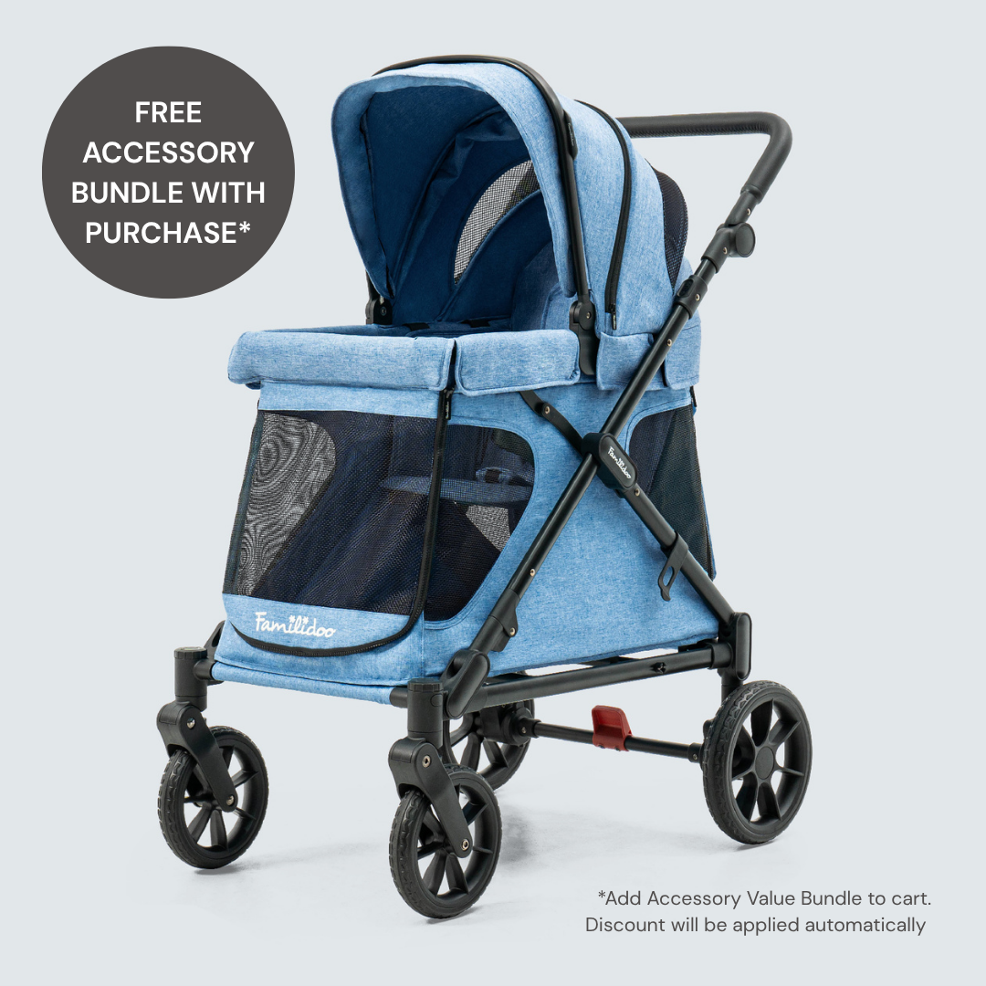 Q1 2.0 Wagon Stroller | Denim Blue